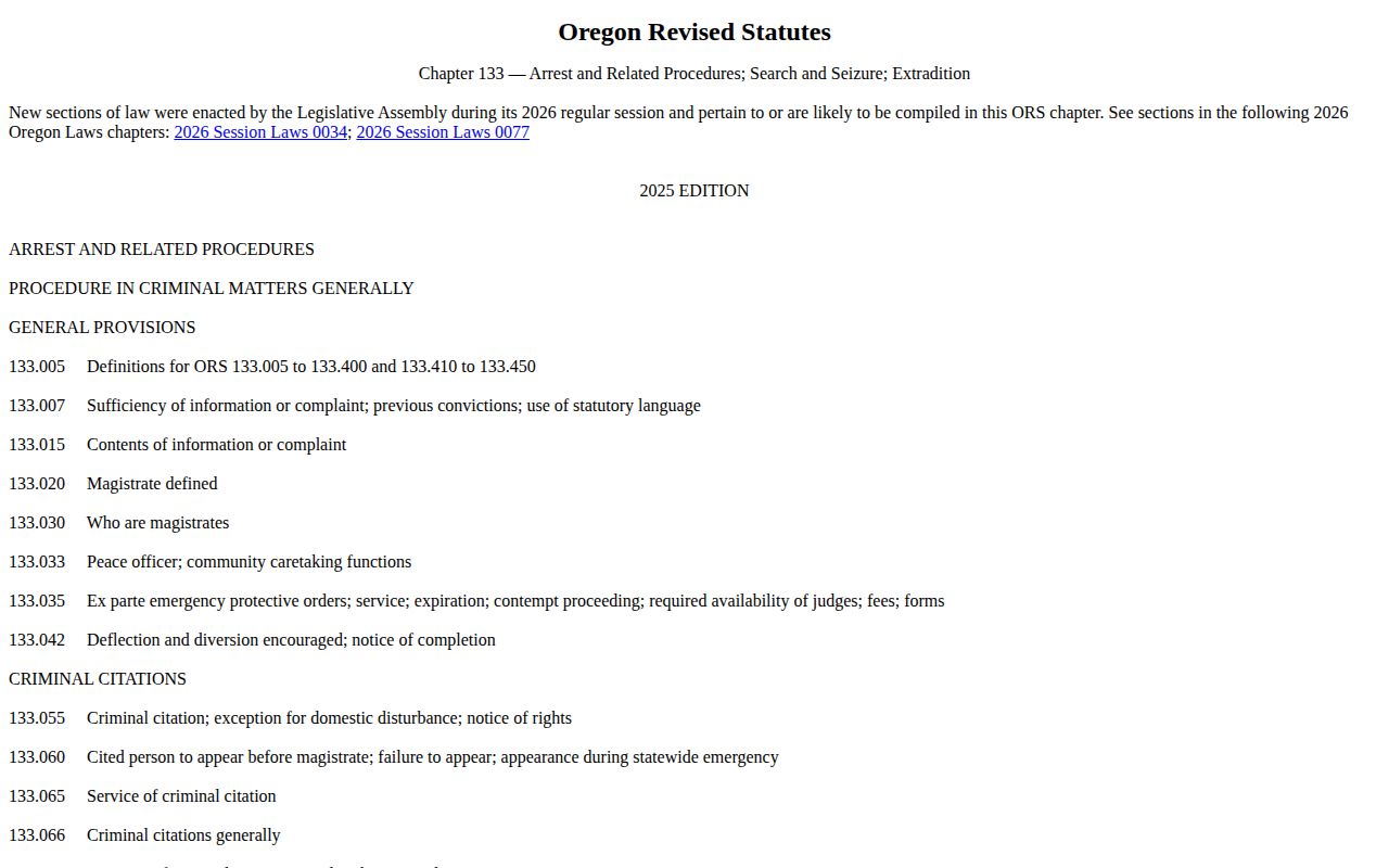 Oregon booking photo disclosure law for Linn County released inmates